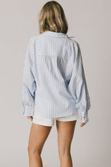 Winifred Button Up In Blue - Final Sale