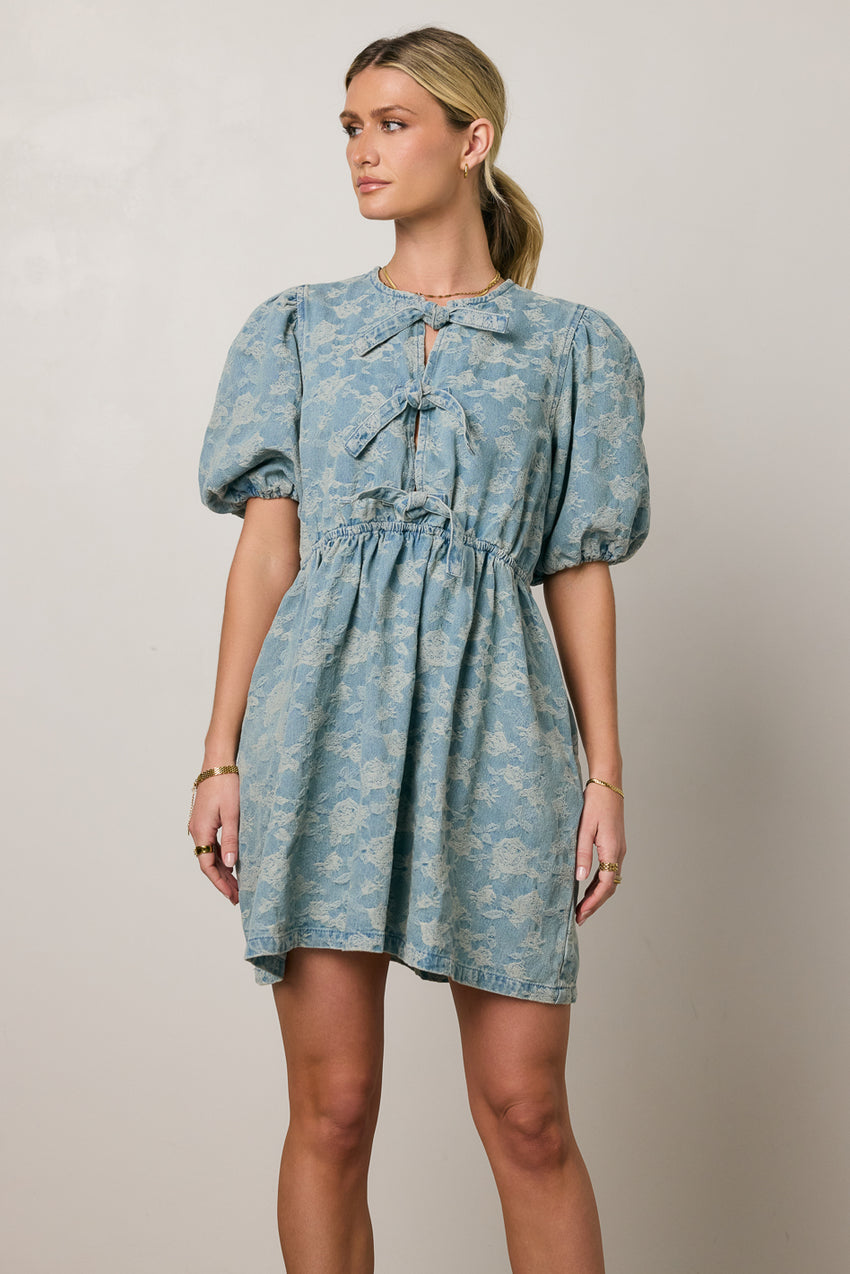 Pony Denim Mini Dress - FINAL SALE