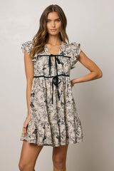 Kennie Floral Mini Dress - Final Sale