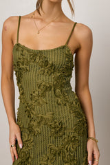 Cyrus Textured Midi Dress - Final Sale