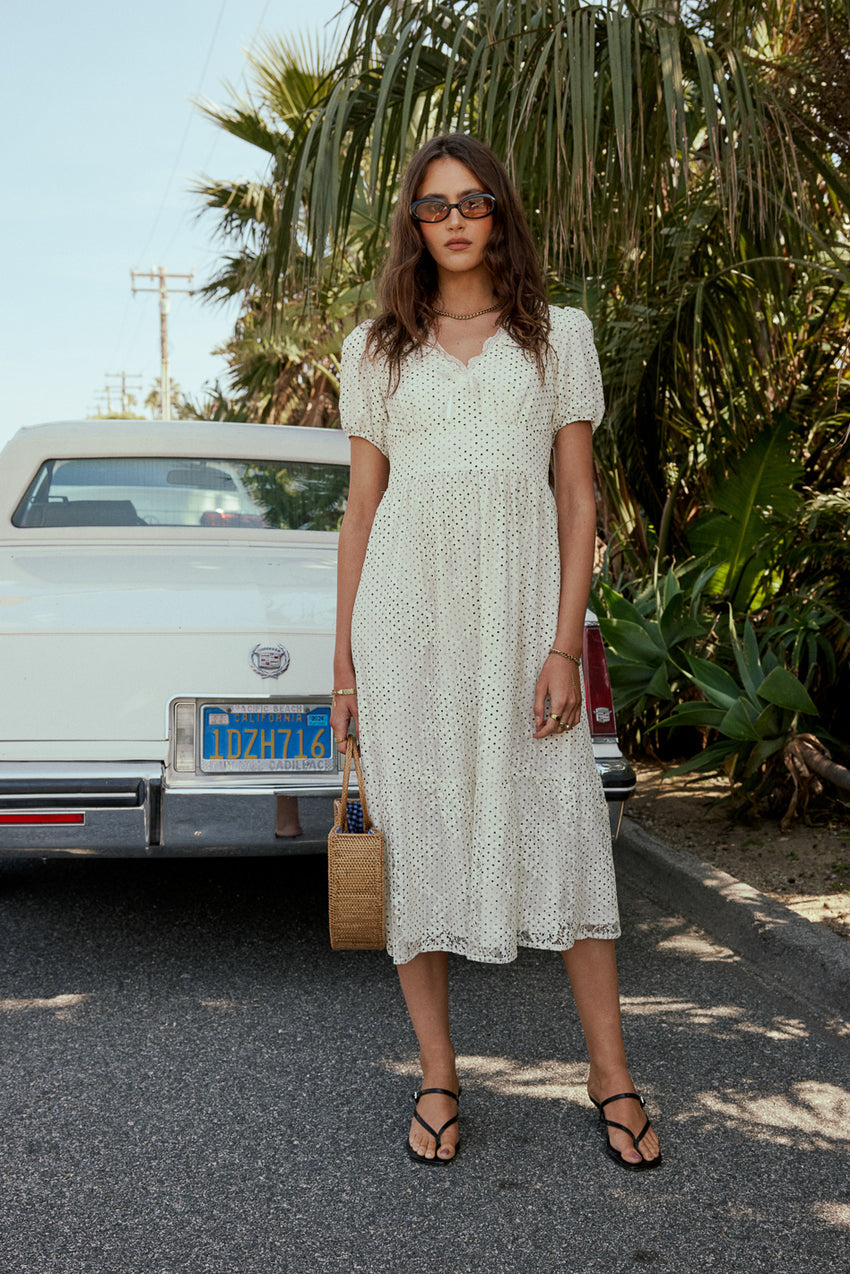 Nila Lace Midi Dress - Final Sale