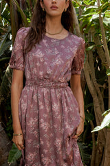 Quinlan Floral Midi Dress - Final Sale