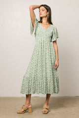 Lily Smocked Midi Dress - Final Sale