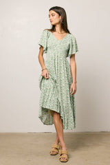 Lily Smocked Midi Dress - Final Sale