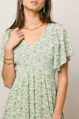 Lily Smocked Midi Dress - Final Sale