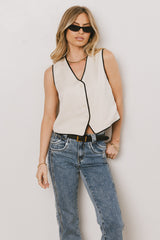Liora Contrast Vest - Final Sale