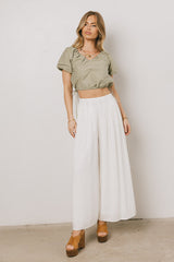Vance Puff Sleeve Blouse - Final Sale