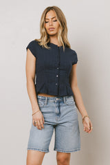 Lillian Distressed Denim Shorts - FINAL SALE