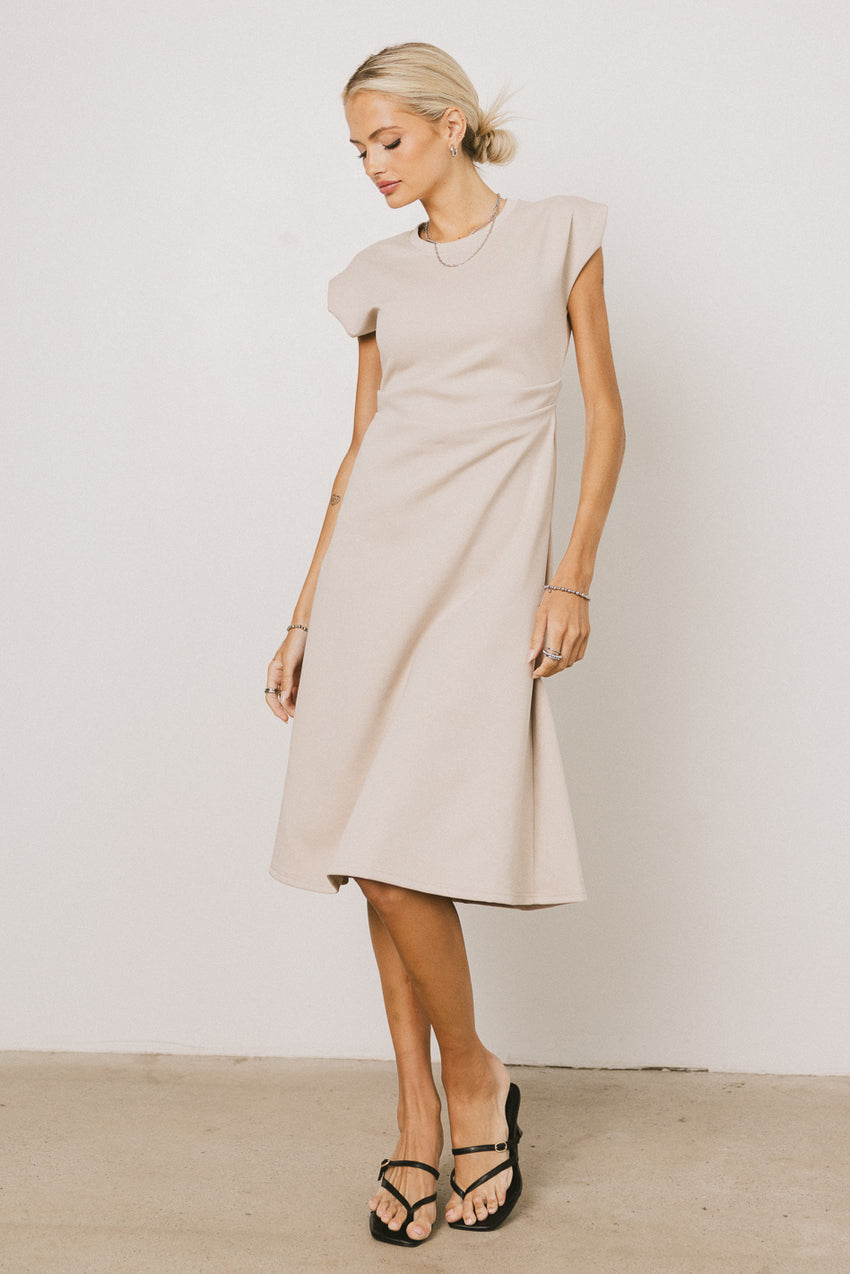 Kyra Midi Dress in Khaki - FINAL SALE