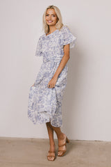 Theresa Floral Midi Dress - Final Sale