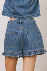 Sasha Ruffled Shorts - Final Sale