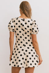 Zoe Polka Dot Mini Dress - Final Sale