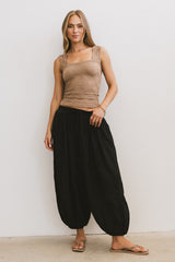 Jalen Loose Joggers In Black - Final Sale