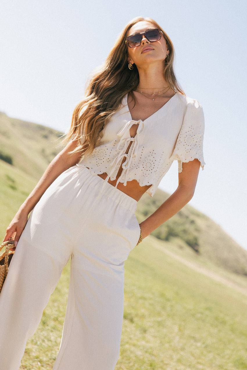 Ollie Embroidered Blouse - FINAL SALE