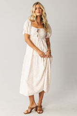 Kelsie Floral Midi Dress in Pink - FINAL SALE
