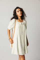 Jenny Striped Babydoll Dress - Final Sale