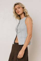 Aleena Denim Vest - Final Sale