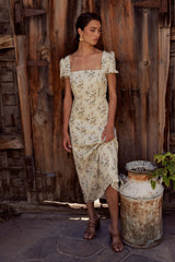 Ayden Floral Midi Dress - Final Sale