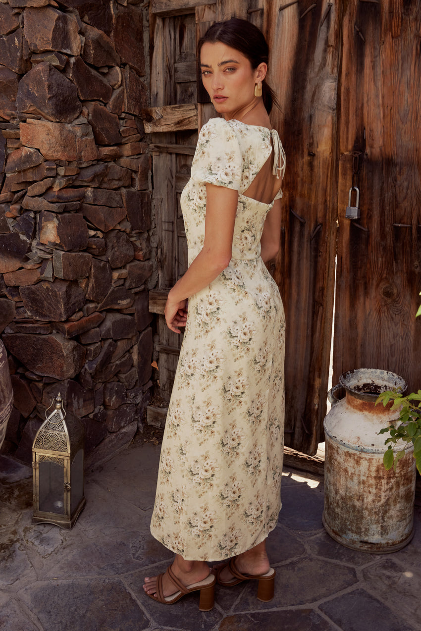 Ayden Floral Midi Dress - Final Sale