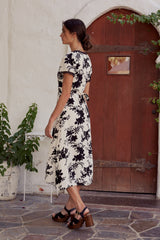 Arian Floral Midi Dress - Final Sale