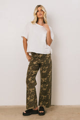 Ria Boxy Tee In White - Final Sale
