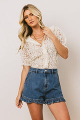 Sasha Ruffled Shorts - Final Sale