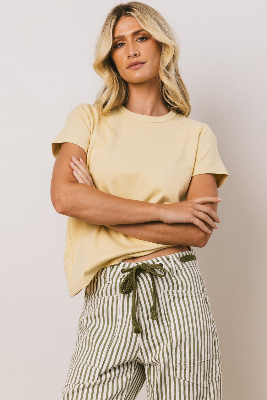 Mckenna T-Shirt In Yellow