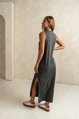 Amora Maxi Dress In Vintage Black - Final Sale