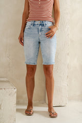 Alana Denim Bermuda Shorts - FINAL SALE
