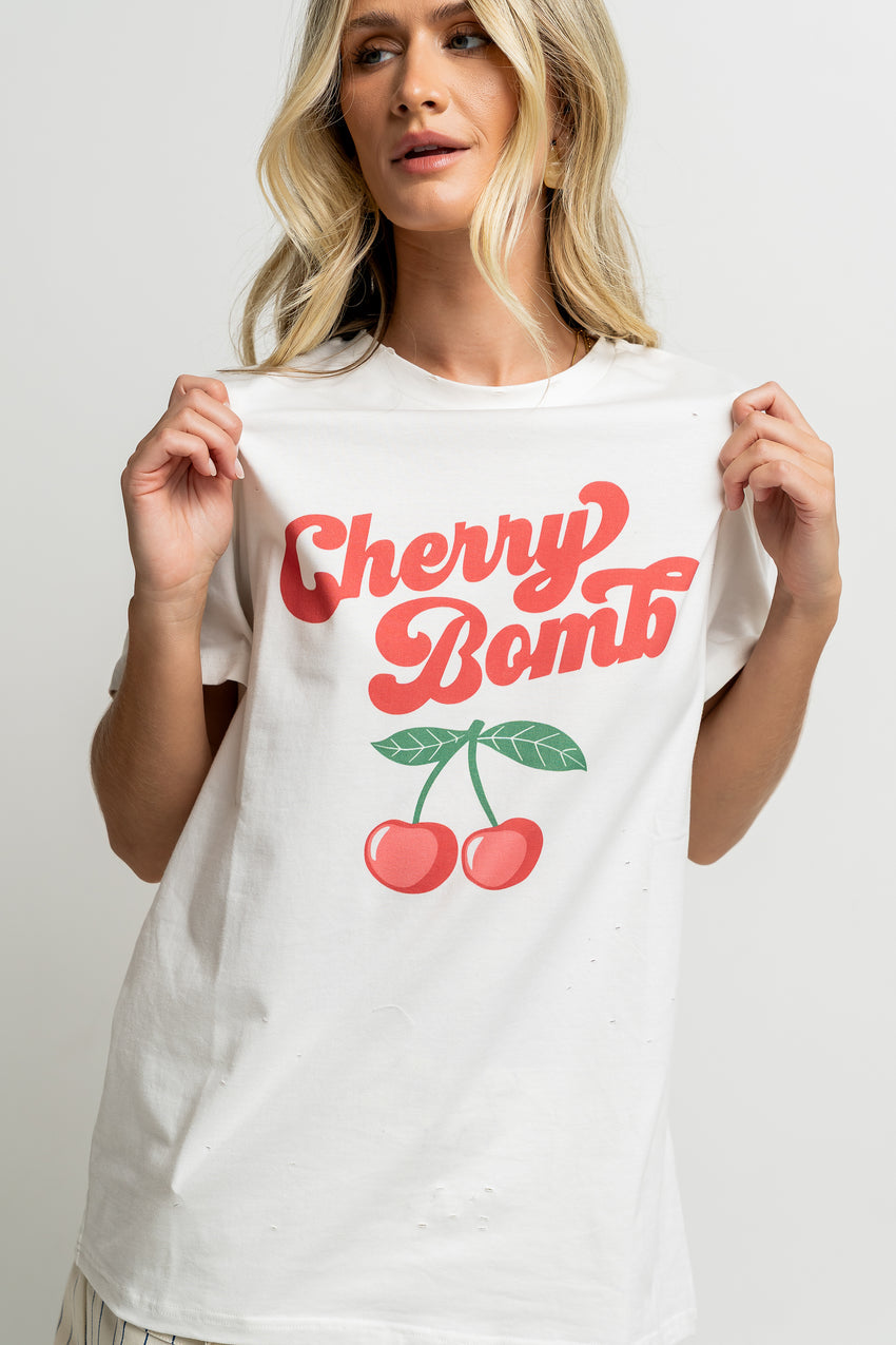 Cherry Bomb Graphic Tee - Final Sale