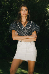 Anna Denim Mini Skirt - Final Sale