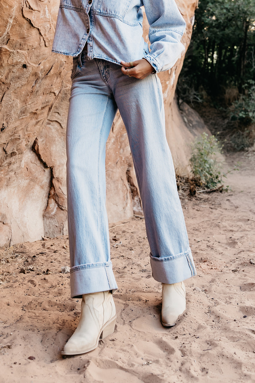 Marcia Cuffed Baggy Jeans - Final Sale