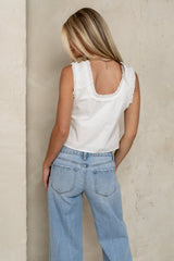 Mia Ruffle Tank - Final Sale