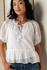 Melina Embroidered Blouse - Final Sale