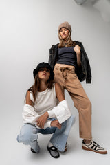 Alice Patchwork Wide Leg Jeans - Final Sale