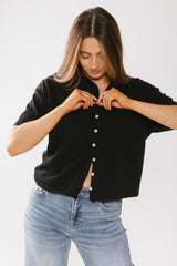 Camila Sweater in Black - FINAL SALE