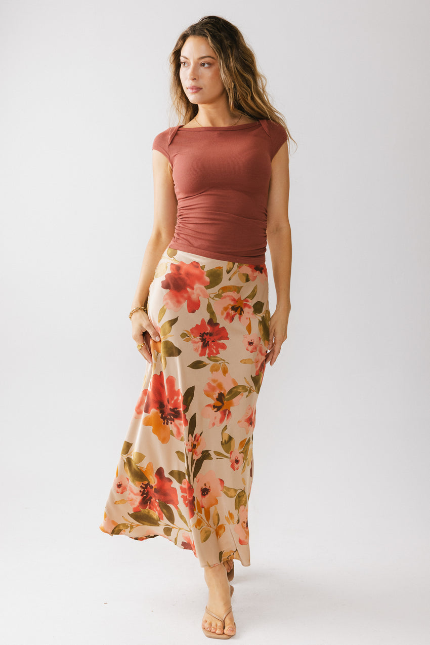 Addison Floral Maxi Skirt - FINAL SALE