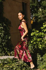 Jesse Satin Maxi Dress - FINAL SALE