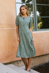 Kelsey Floral Midi Dess - FINAL SALE