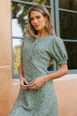 Kelsey Floral Midi Dess - Final Sale