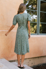 Kelsey Floral Midi Dess - Final Sale