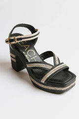 Jaime Raffia Heels - FINAL SALE