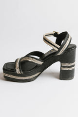 Jaime Raffia Heels - Final Sale