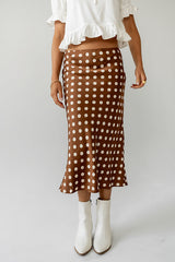 Brooke Polka Dot Midi Skirt - Final Sale