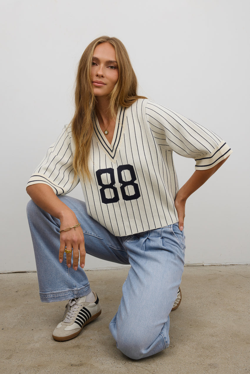 First Base Oversized Sweater - FINAL SALE