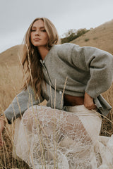 Tatum Lace Maxi Skirt in Cream - FINAL SALE