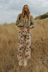 Iris Floral Wide Leg Pants - FINAL SALE