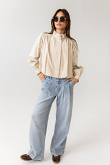 Londyn Bubble Jacket In Tan
