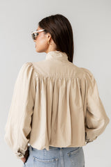 Londyn Bubble Jacket In Tan