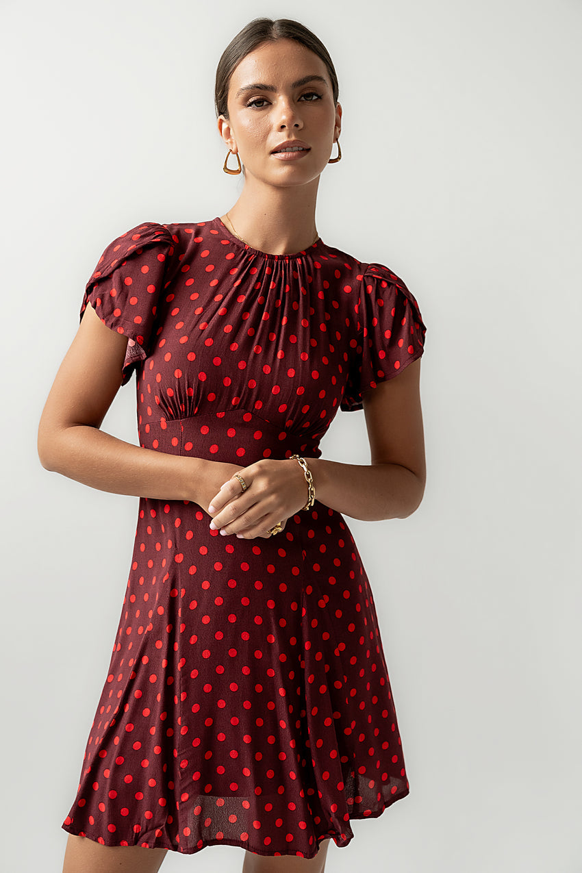 Brandy Polka Dot Mini Dress - Final Sale